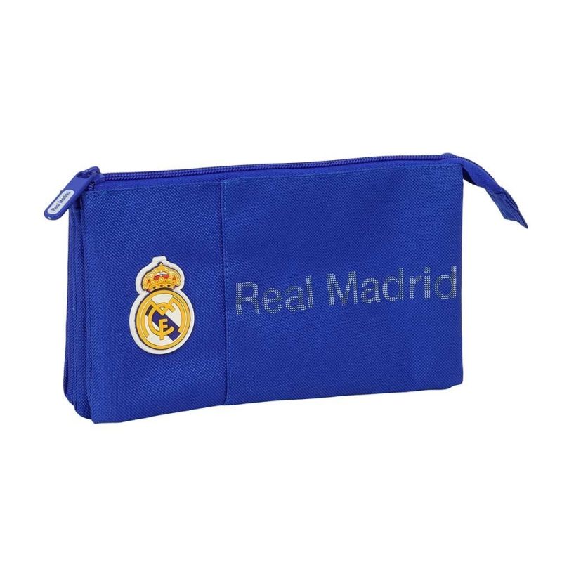 Real Madrid triple pencil case niebieski tolltartó