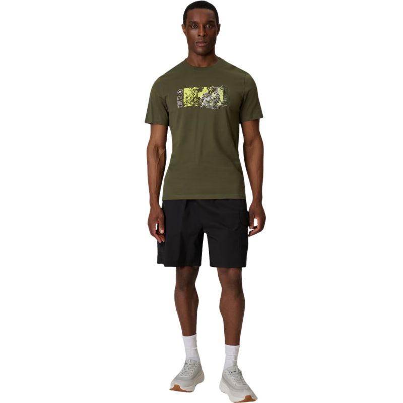 4F Men's T-shirt M2823 43S khaki póló 4FWSS26TTSHM282343S