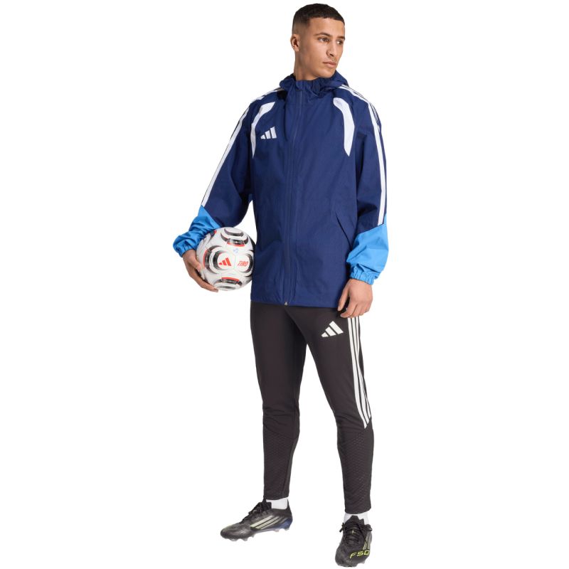 Men's adidas Tiro 26 Rain navy blue JY8963 sötétkék kabát
