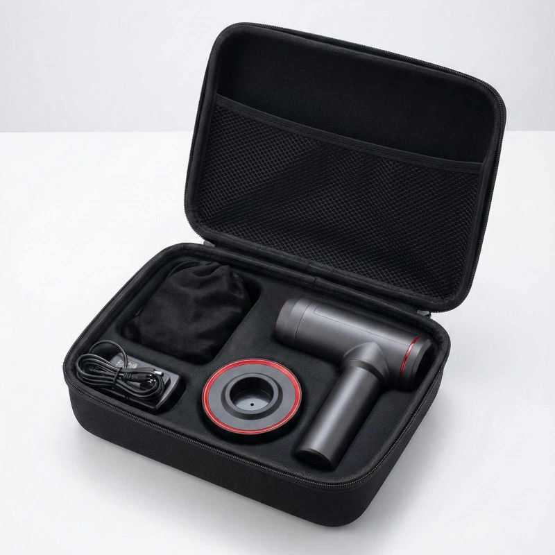 Body Sculpture Power Quattro BM 523 Handheld Massager fekete edzéssegítő BM523