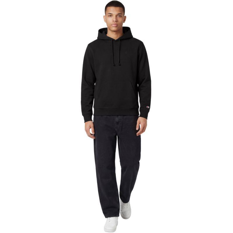 Champion Men's Hoodie Sweatshirt 220783 KK001 fekete kapucnis pulóver