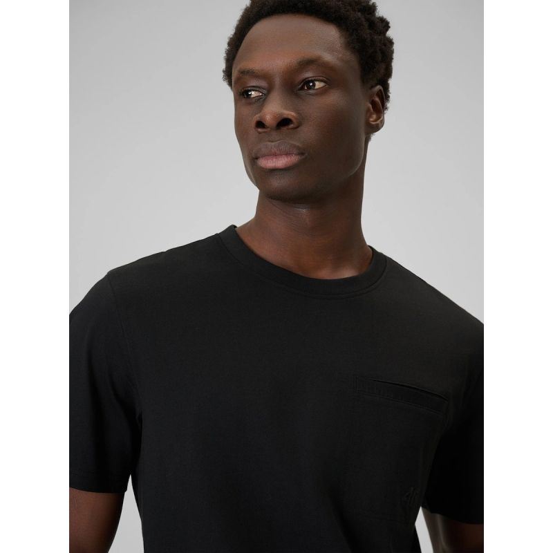 4F Men's regular plain T-shirt póló