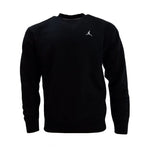 AIR Jordan Men's Brooklyn Fleece Crew-Neck Sweatshirt Black - fekete pulóver
