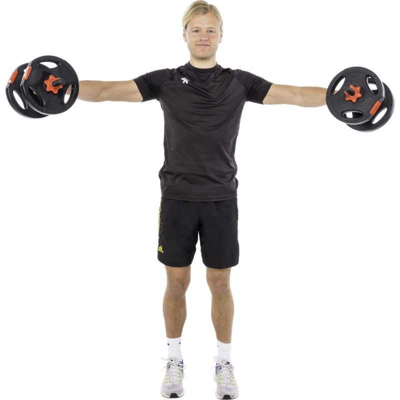 Pure 2 Improve Foldable Composite Bar Bell 30kg dumbbell, strength training equipment, training equipment