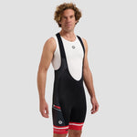 Rogelli GARA MOSTRO II black and 2XL piros short