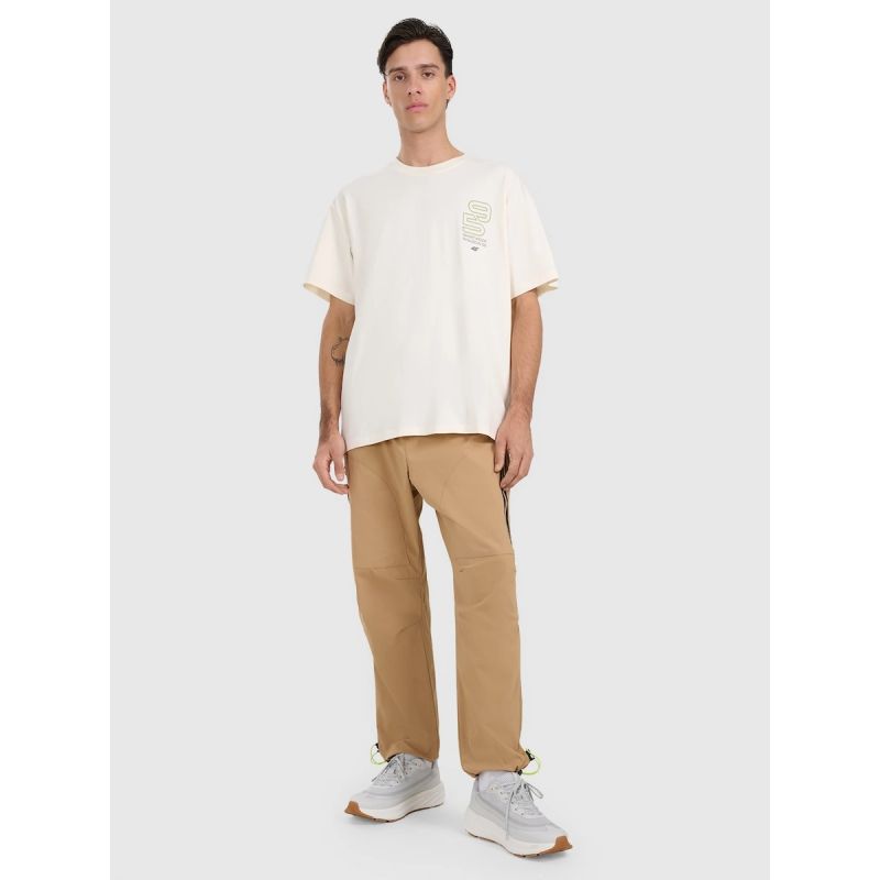 Men's oversized printed T-shirt 4F 4FRAW25TTSHM3220-11S póló