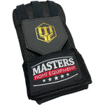 MASTERS FIGHT EQUIPMENT MASTERS BBŻ-GRIP gel boxing bandages black s/m edzőfelszerelés 03558-SM