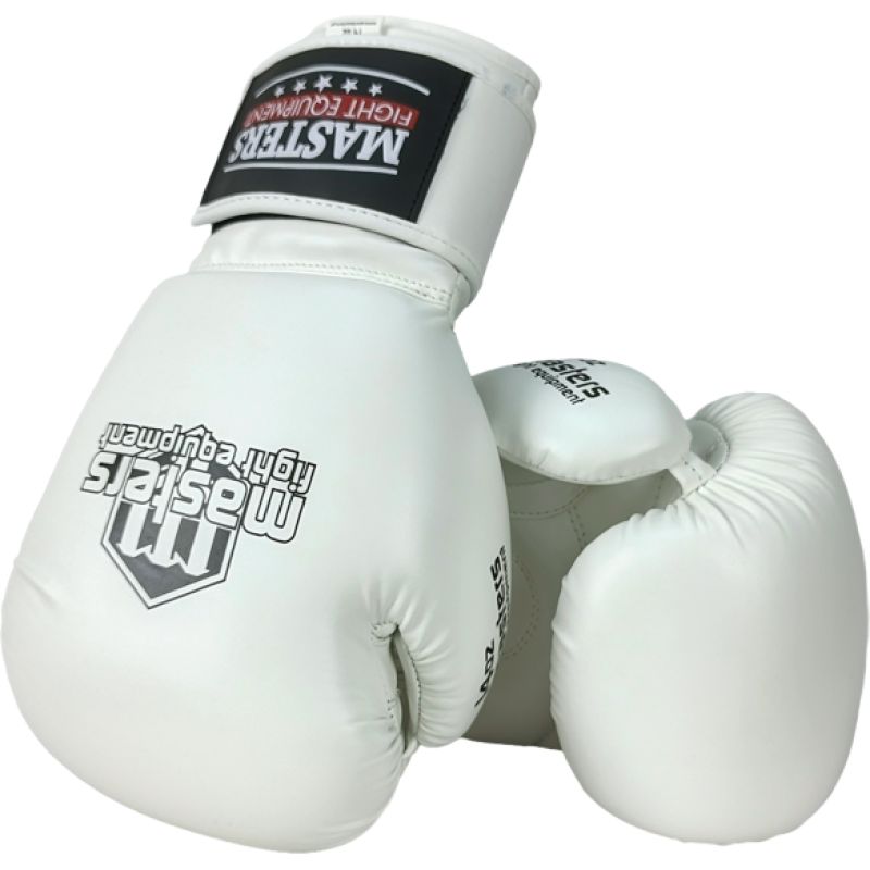 MASTERS FIGHT EQUIPMENT RPU-WHITE boxing gloves fehér kesztyű 013605-12