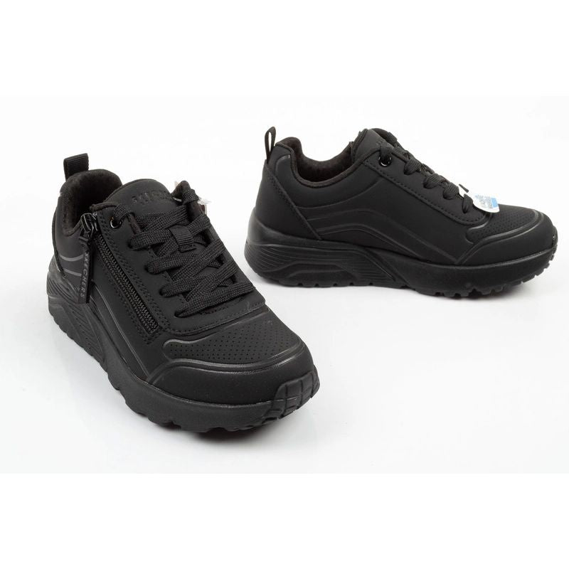 Skechers Uno Lite children's sports fashionable youth fekete utcai cipő 310387L/BBK
