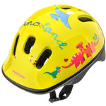 Meteor KS06 Dino bicycle helmet size S 48-52 cm Jr sárga helmets