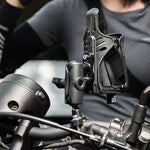 Rockbros 2-3D Adjustable Bottle Holder for Bikes and Motorcycles - Black fekete training equipment
