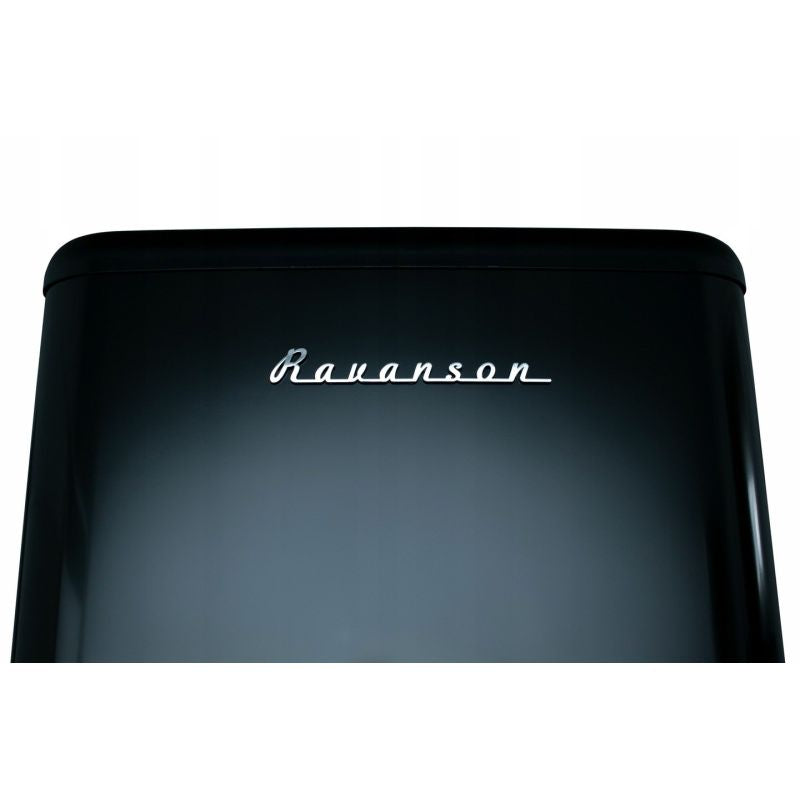 Vans Ravanson 250l Retro Refrigerator | LED lighting | Vintage style | 545 x 585 x 182 mm | fekete home appliances