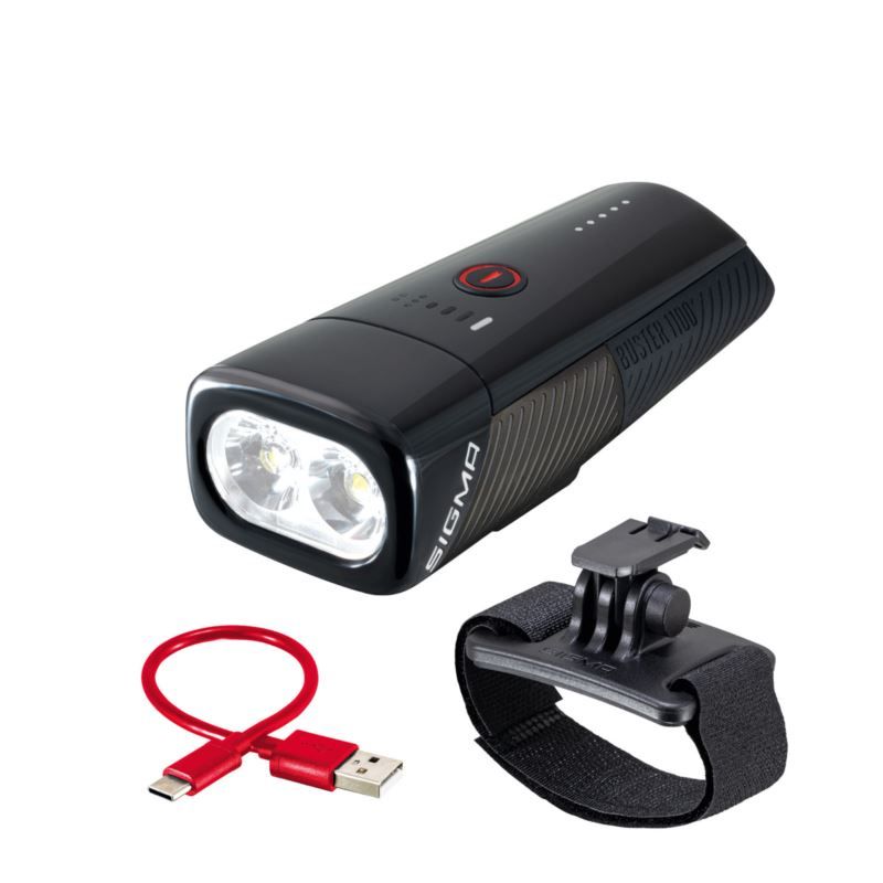 Sigma BUSTER 1100 HL front light fekete tourist equipment