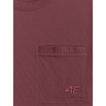 4F Men's regular plain T-shirt póló