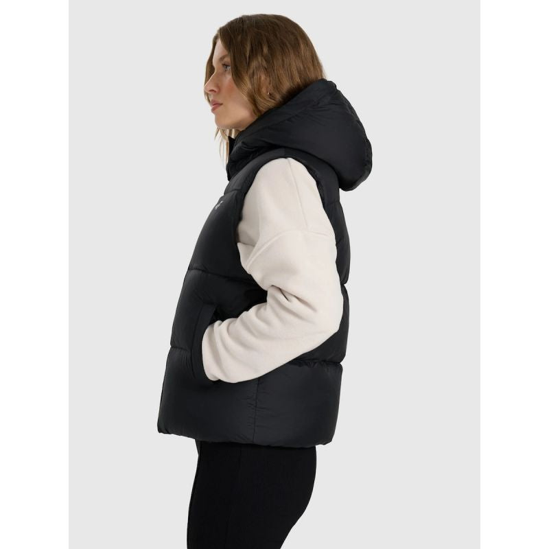 Women's down vest with natural filling 4F 4FWAW25TVJAF223-083S mellény