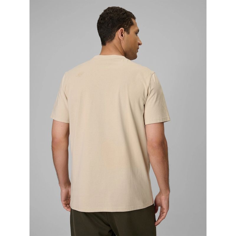 Men's regular plain T-shirt 4F 4FRSS26TTSHM4261-83S clothing