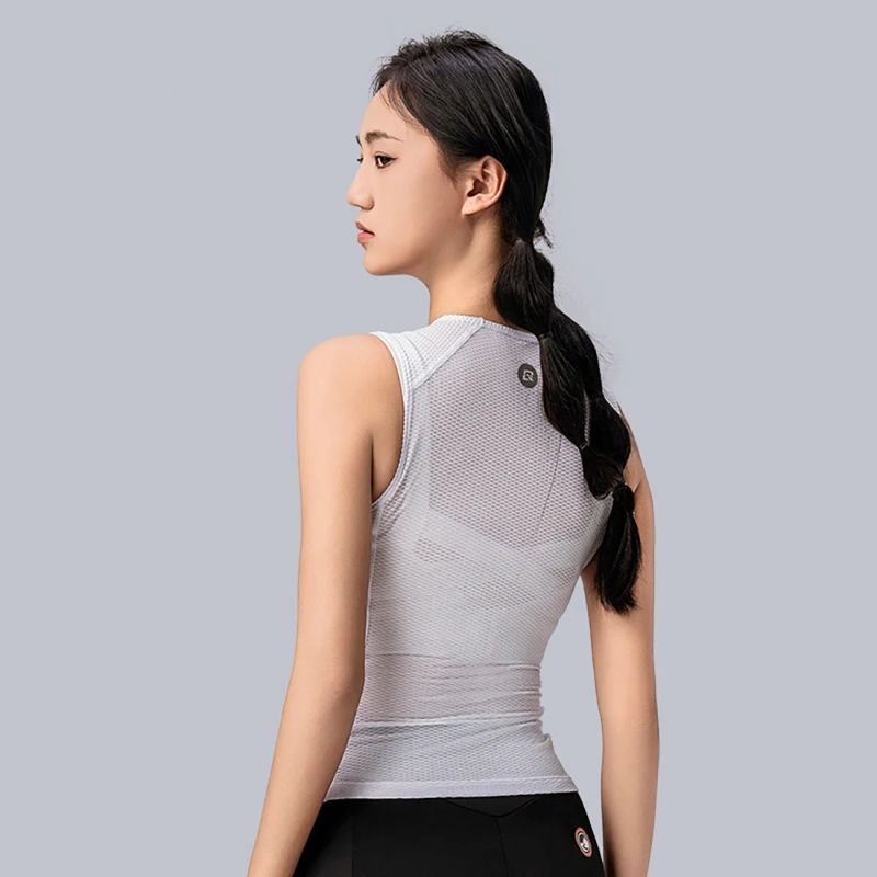 Rockbros Women's Quick-Dry Sleeveless Cycling Jersey XL / XXL - White