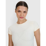 Women's quick-drying yoga and pilates t-shirt 4F 4FWSS25TFTSF1270-11S xs/s póló