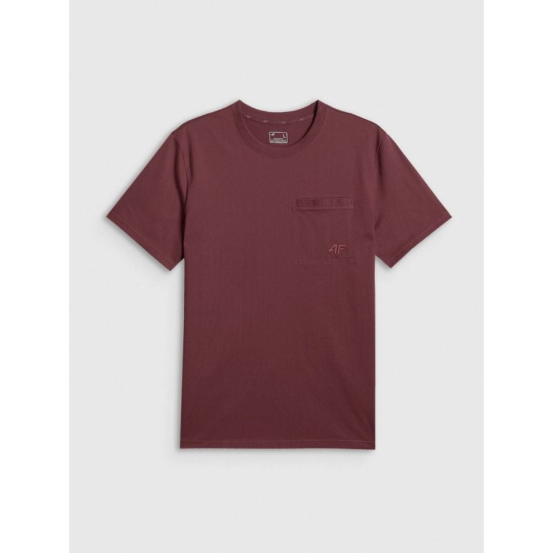 4F Men's regular plain T-shirt póló