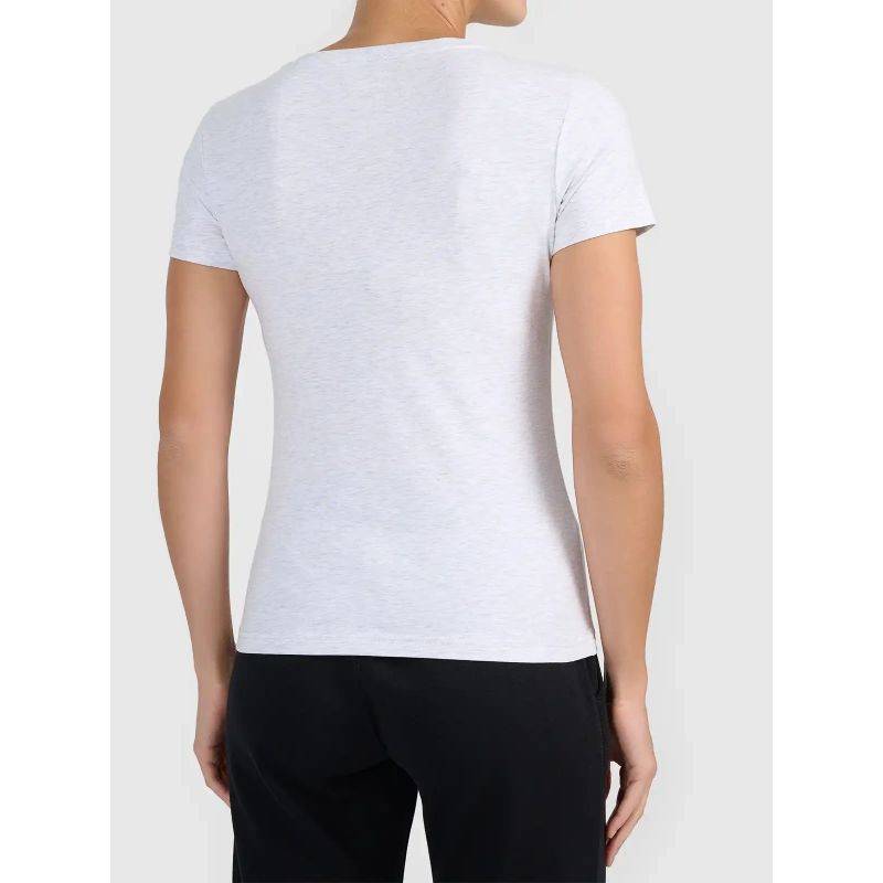 Women's basic V-neck T-shirt 4F 4FWMM00TTSHF3307-27M 2xl póló