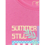 4F Girls' regular printed T-shirt ruházat 4FJRSS26TTSHF4418-54S