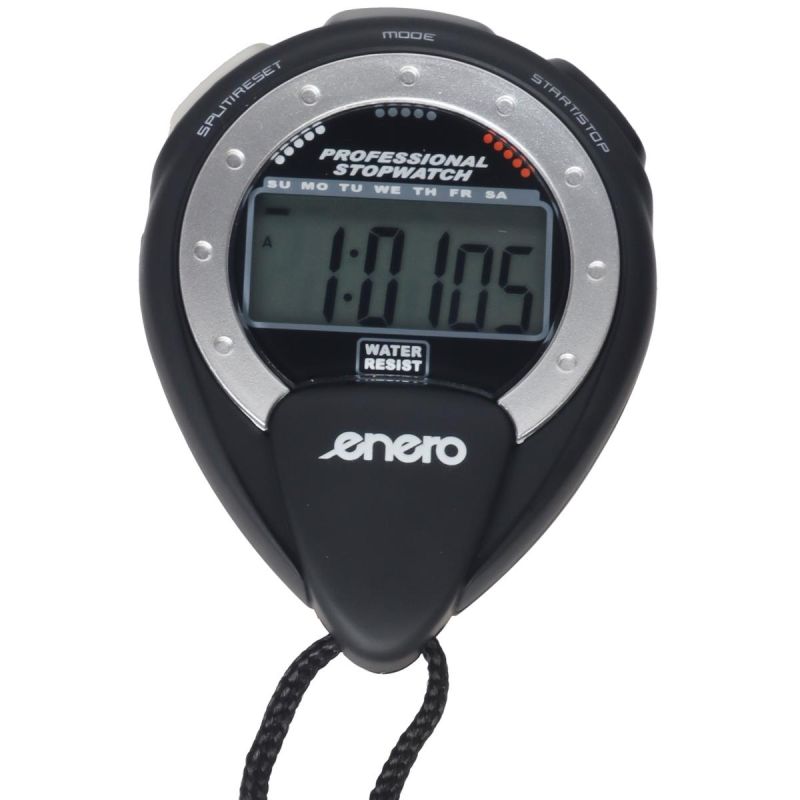 Enero Electronic 1-Time Stopwatch fekete for school, stopwatches