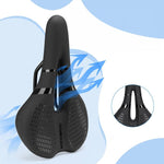 Rockbros 8182 city bicycle saddle, comfortable, anatomical - black