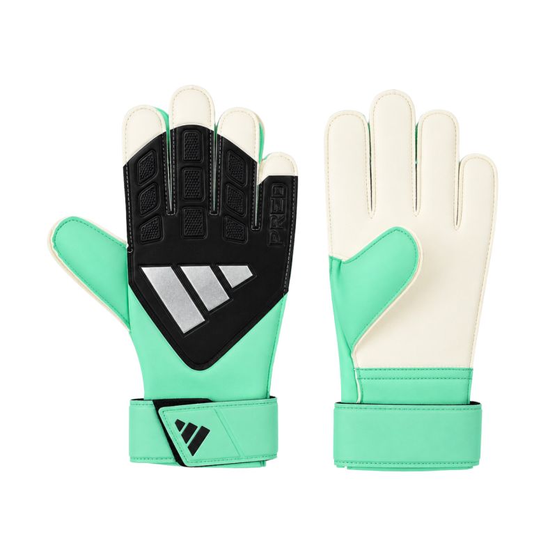 Adidas Predator Training Kids' Goalkeeper Gloves Green and Black fekete kesztyű KE9706