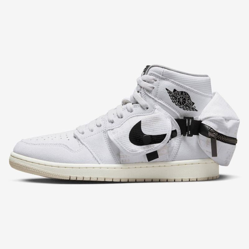 AIR Jordan Men's 1 MID Utility Sneakers - fekete cipő