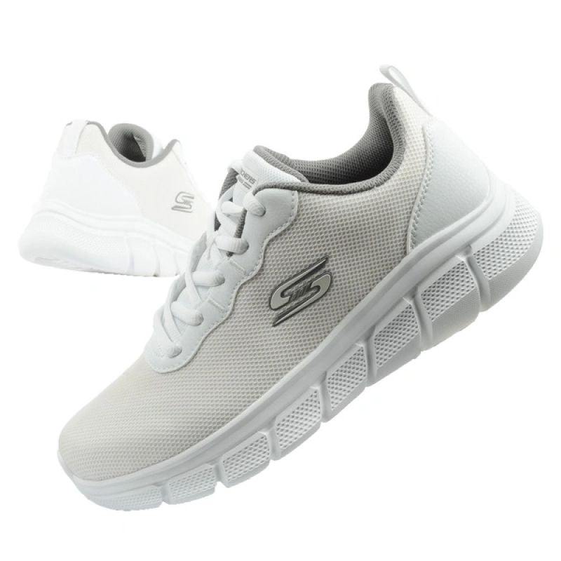 Skechers Bobs B Flex men's sneakers, fashionable white 47,5 utcai cipő