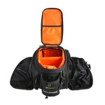 Rockbros A6-6 bicycle for trunk, 35 l, with fold-out pockets - black fekete táska