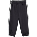 adidas Essentials Joggers 3 Stripes Fleece Hoodie Tracksuit for Kids Black JD6484