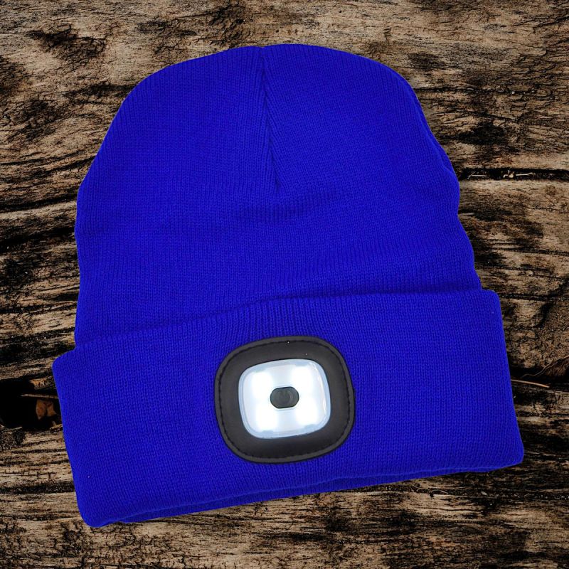 head Hat With 4-Led Headlamp 120 Lm 3 Modes For Tourism kék sapka GSP-1088235