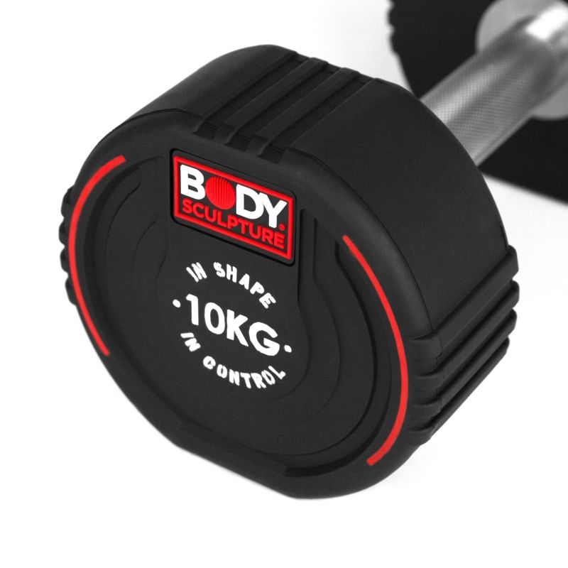 Body Sculpture TPU dumbbell BW 133 10 KG fekete edzőfelszerelés BW13310KG