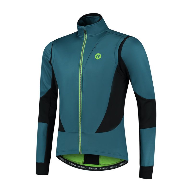 Rogelli BRAVE winter -lime 2XL kék dzseki