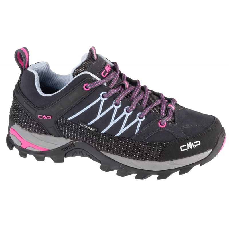 CMP Rigel Low Wp W fekete cipő