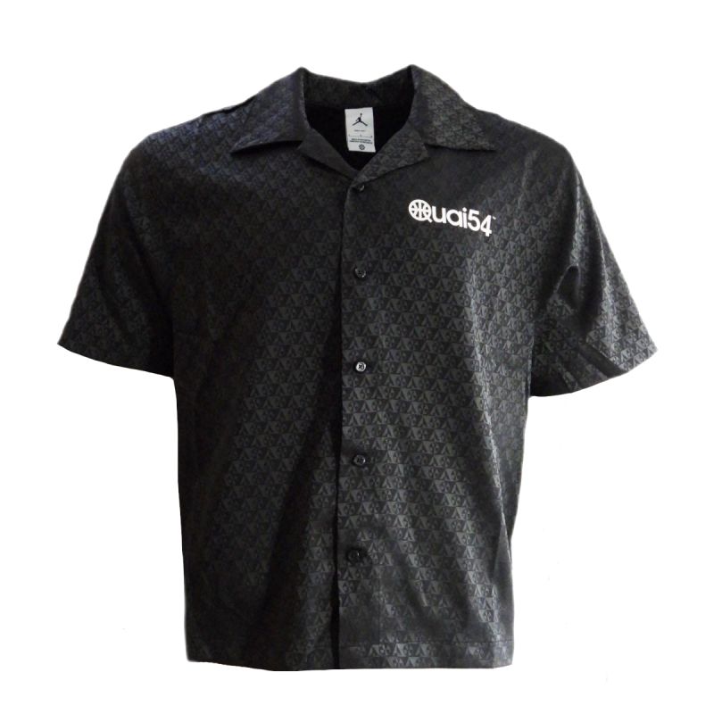 AIR Jordan Quai 54 Shirt, men's elegant shirt, short sleeve, black - fekete póló