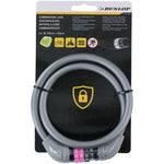 Dunlop bike lock cable, code szürke kiegészítő 1042510