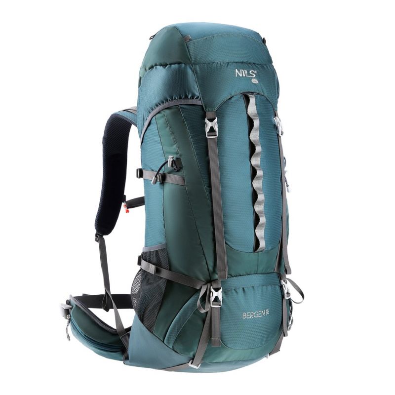 NILS Camp NC1949 hiking backpack green Bergen 65l zöld hátizsák