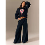 Women's loose sweatshirt without hood 4F