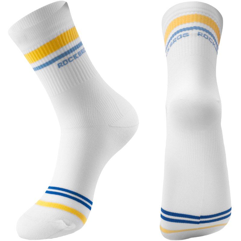 Rockbros sports socks /striped fehér zokni