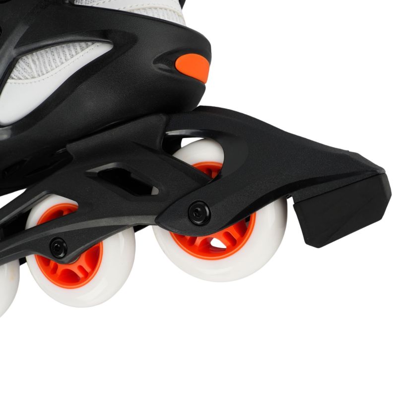Roces Icon X Rollerblades Black, White, and Orange 400908