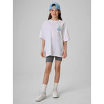4F Girls' loose T-shirt with print 158/164 ruházat 4FJRSS26TTSHF3980-11S