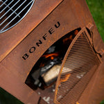 BonFeu BonCarré Garden Fireplace Black fekete hátizsák