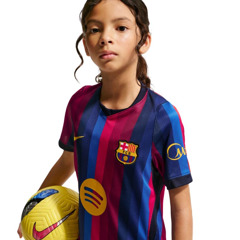 Nike FC Barcelona 2026/27 Stadium Home Kids' Jersey Burgundy kék kiegészítő II1624683