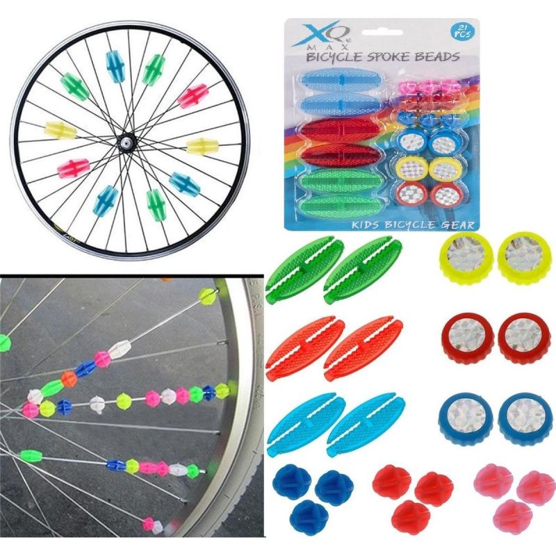 XQMAX Set Of 21 Beads For Decoration Of Bicycle Spokes készlet GSP-7038456