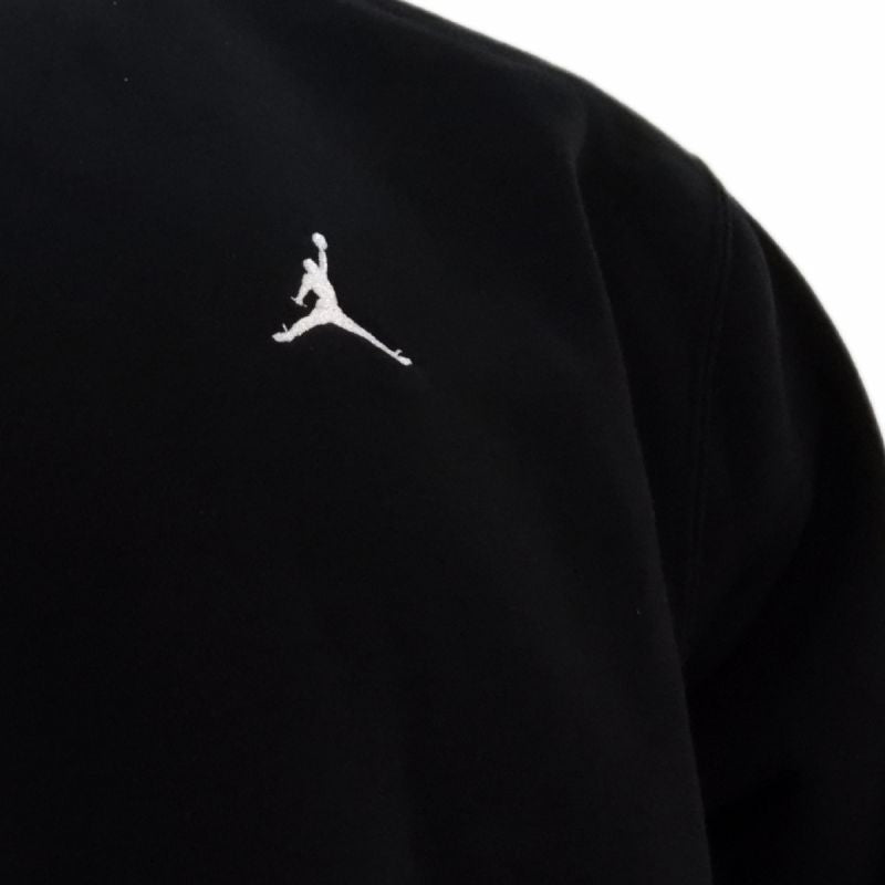 AIR Jordan Men's Brooklyn Fleece Crew-Neck Sweatshirt Black - fekete pulóver