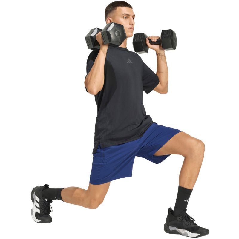 Adidas Men's Workout Essentials Base Woven Navy Blue m 7" short