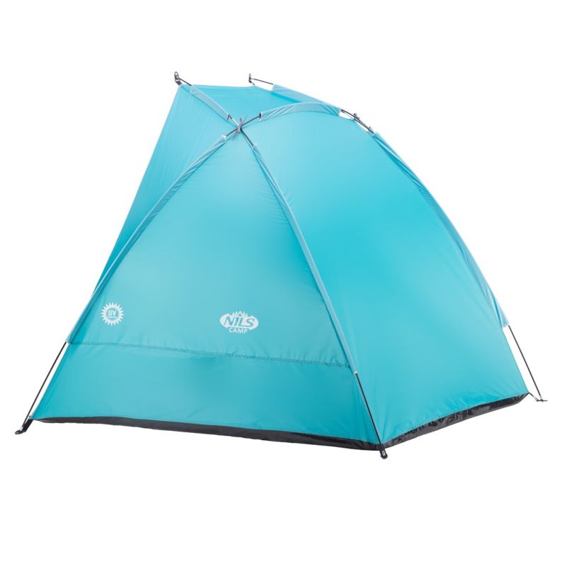 NILS CAMP NC8030 beach tent turquoise 260x120x120 cm türkiz hátizsák