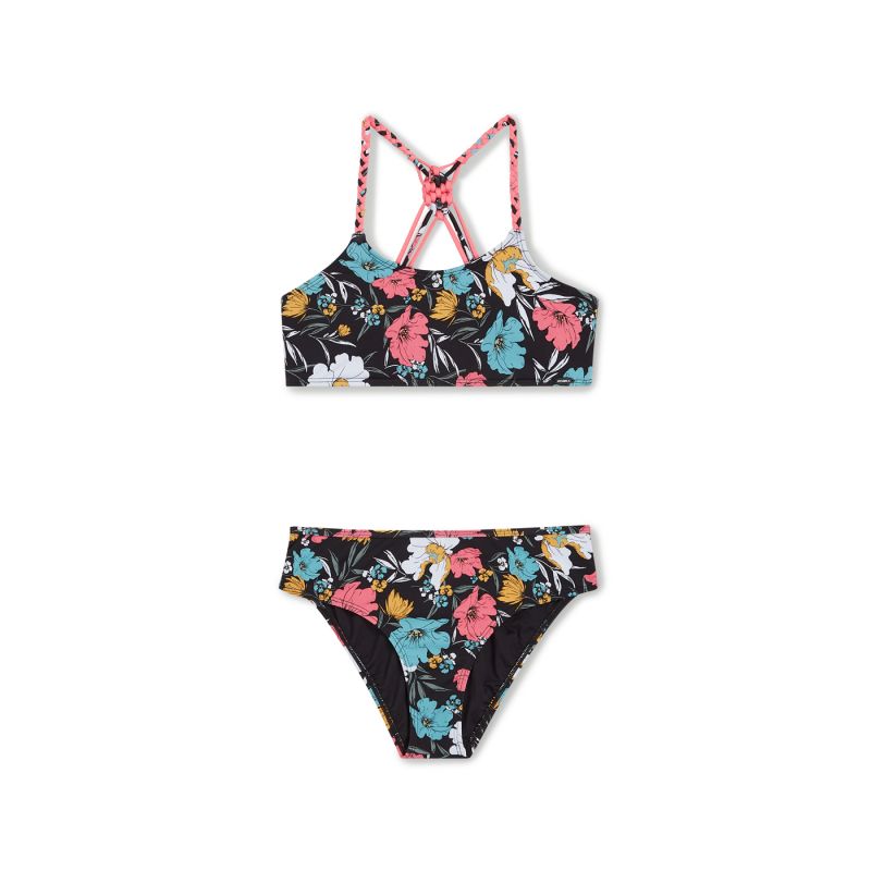 O'Neill Mix And Match Tropices Bikini Jr Swimsuit fekete two-piece swimwear, swimwear